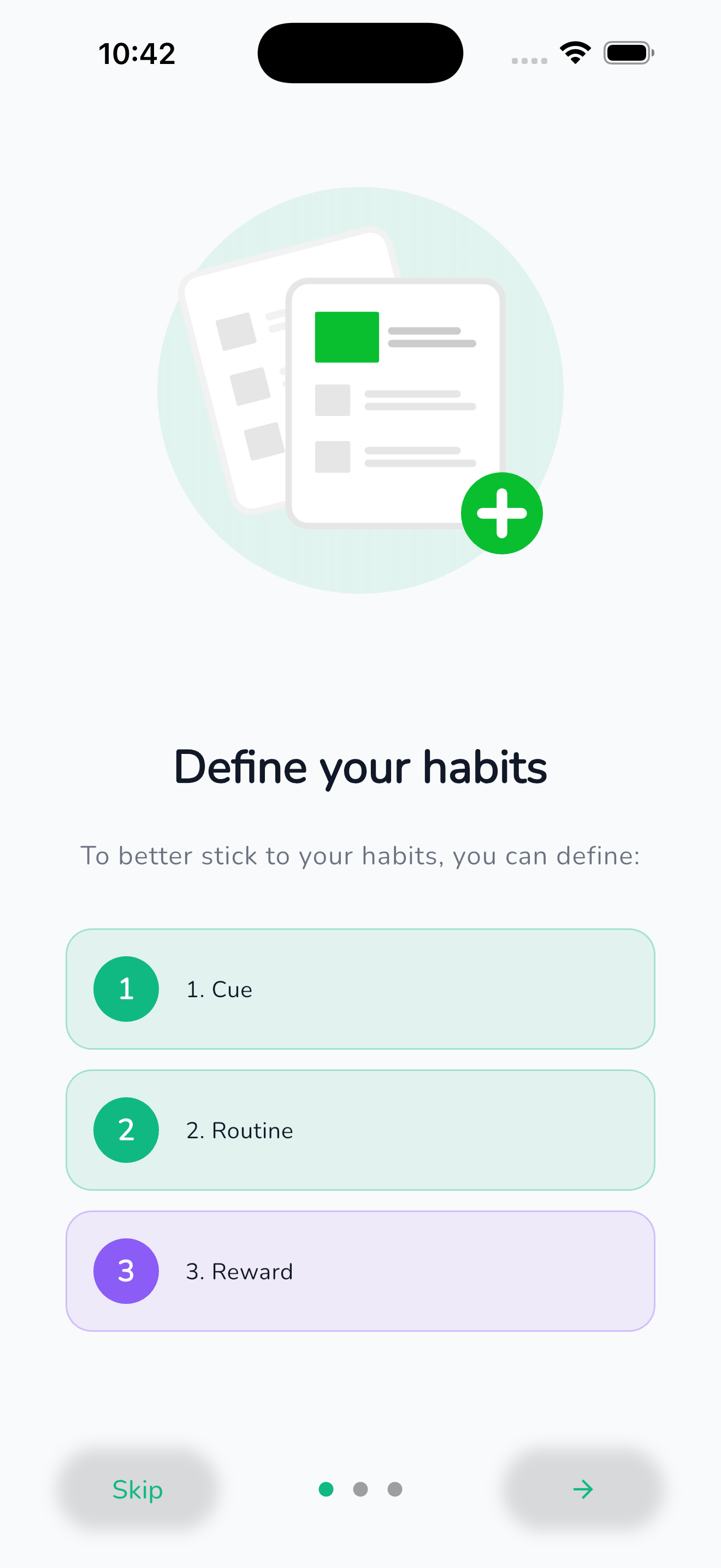 Habit Flint app screenshot